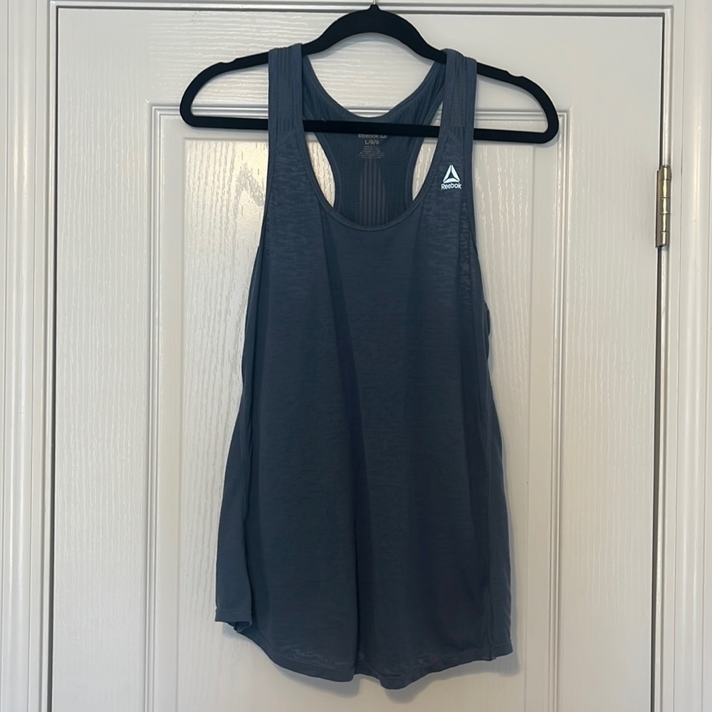 Reebok Blue Athletic Tank